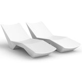 S-Shaped Pool Lounger, Essential For Outdoor Relaxation - White