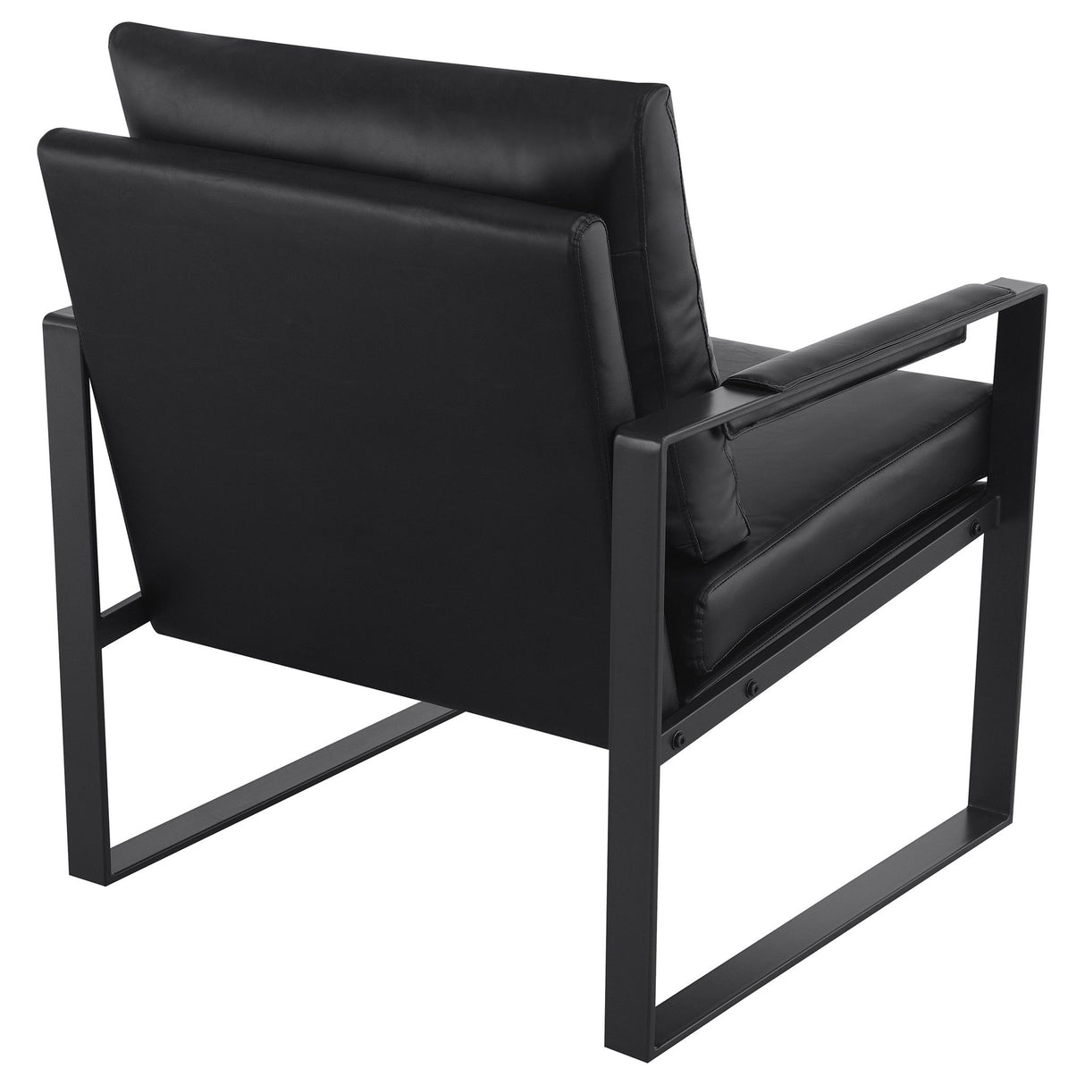 Goldbriar - Upholstered Track Arm Accent Chair - Black
