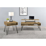 Square End Table - Brown