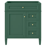 Bathroom Vanity With 2 Drawers And Tip-Out Drawer, Storage Cabinet