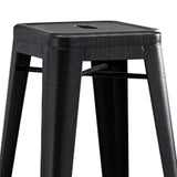 Backless Bar Stools (Set of 2) - Black