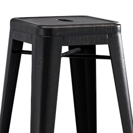 Backless Bar Stools (Set of 2) - Black