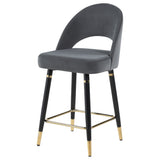 Open Back Counter Height Stools (Set of 2)