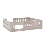 Platform Bed With Guardrail