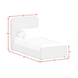 Stellar - Upholstered Bed With 13 Slats