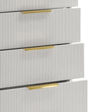 Giovanni - 5 Drawer Chest - White