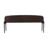 Estelle - Bench - Dark Brown / Beige