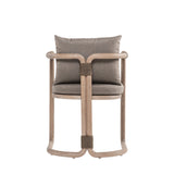 Baja - Outdoor Armchair With Cushion - Brown Eucalyptus / Brown