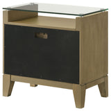 Menlo - 2 Drawer Nightstand - Pine Wood