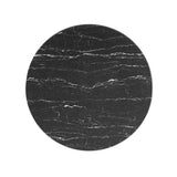 36 Inch Round Artificial Marble Pedestal Coffee Table - Coffee Tables available at Alpine Outlets in Denver