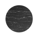 36 Inch Round Artificial Marble Pedestal Coffee Table - Coffee Tables available at Alpine Outlets in Denver
