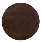 36 Inch Round Wood Pedestal Coffee Table - Coffee Tables available at Alpine Outlets in Denver