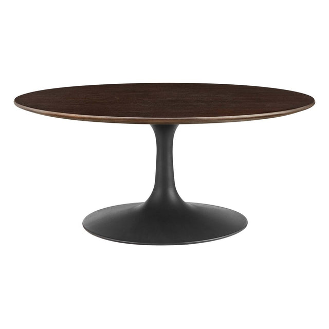 36 Inch Round Wood Pedestal Coffee Table - Coffee Tables available at Alpine Outlets in Denver