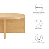 36 Inch Rustic Round Mango Wood Coffee Table - Coffee Tables available at Alpine Outlets in Denver