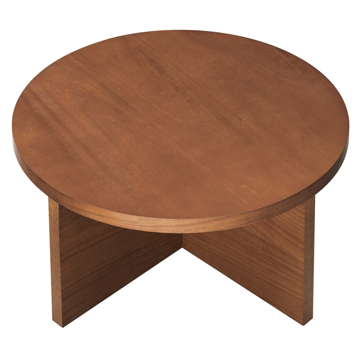 36 Inch Rustic Round Mango Wood Coffee Table - Coffee Tables available at Alpine Outlets in Denver