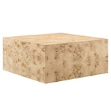 36 Inch Sophisticated Square Burl Wood Coffee Table - Coffee Tables available at Alpine Outlets in Denver