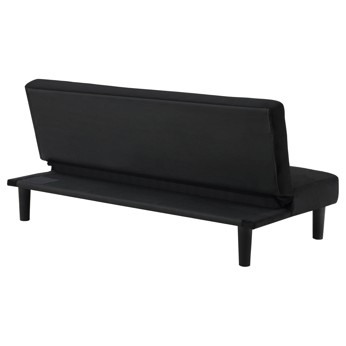 Stanford Upholstered Tufted Convertible Sofa Bed - Black