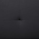Stanford Upholstered Tufted Convertible Sofa Bed - Black