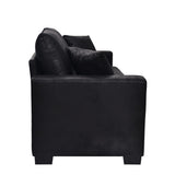 2 Seater Sofa, 2 Throw Pillows For Living Room