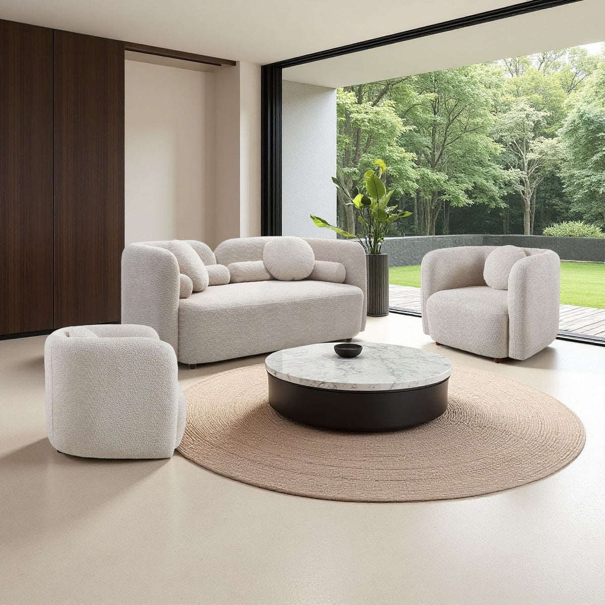 Japandi Living Room Set