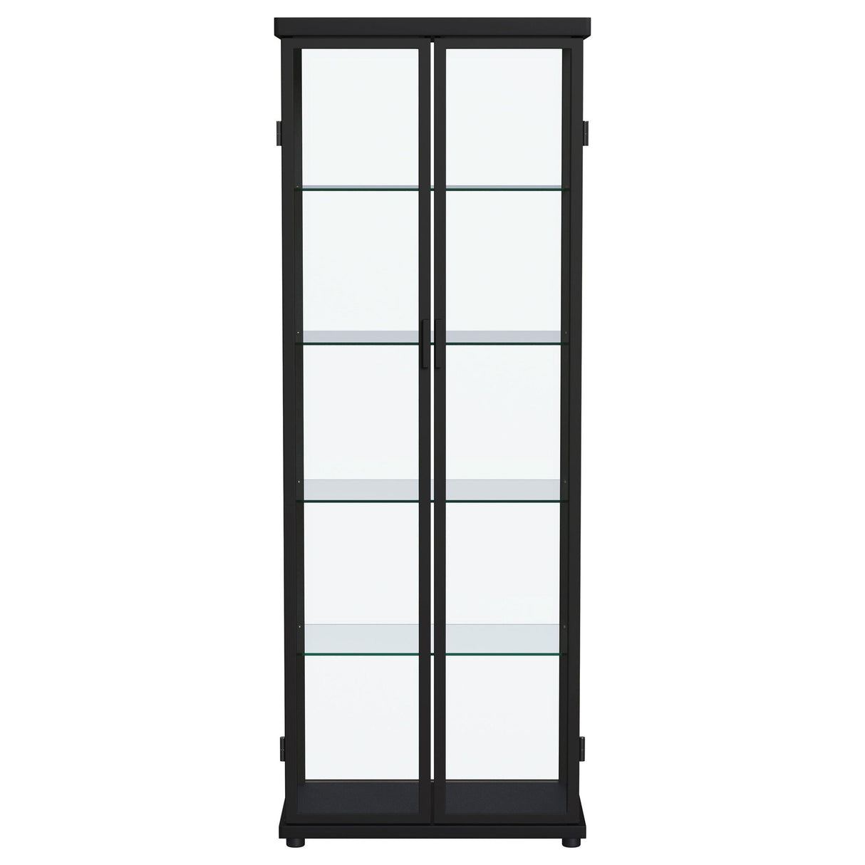 Nevra - 4 Shelf Display LED Curio Cabinet