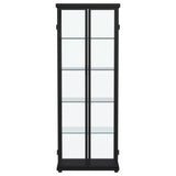 Nevra - 4 Shelf Display LED Curio Cabinet