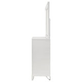 9 Drawer Dresser With LED Mirror, Touch Activated Lighting - White