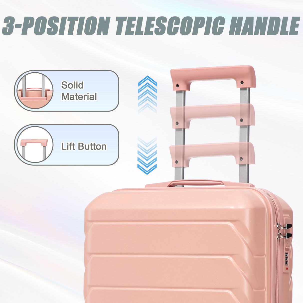 Spinner Luggage Set With Combination Lock