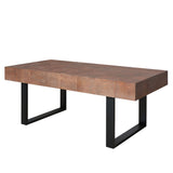 Rectangular Coffee Table With U-Shaped Legs Living Room - Multi