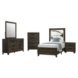 Harry - Mirror, Large Scale Design For Bedroom - Brown