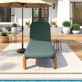 Outdoor Chaise Lounge With Adjustable Backrest