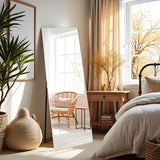 OLIXIS Standing Full Length Mirror with Stand And Hanging Hardware