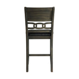 Amherst - Counter Side Chair With PU Cushion (Set of 2) - Gray Finish