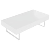 Rectangular Coffee Table With Hidden Storage