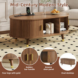 TV Stand & Coffee Table Set With Charging Station