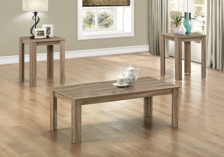 Table Set, Coffee, End, Side, Accent For Living Room Transitional (Set of 3) - Table Sets - Alpine Outlets