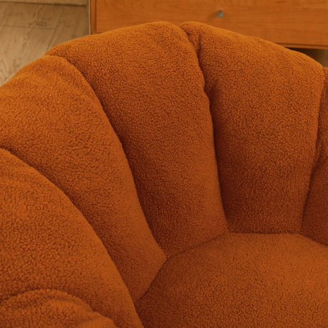 Bean Bag Chair, Lazy Sofa For Living Room - Orange