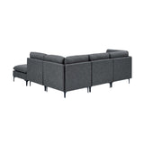 Upholstered Modular Sectional & Tall Legs