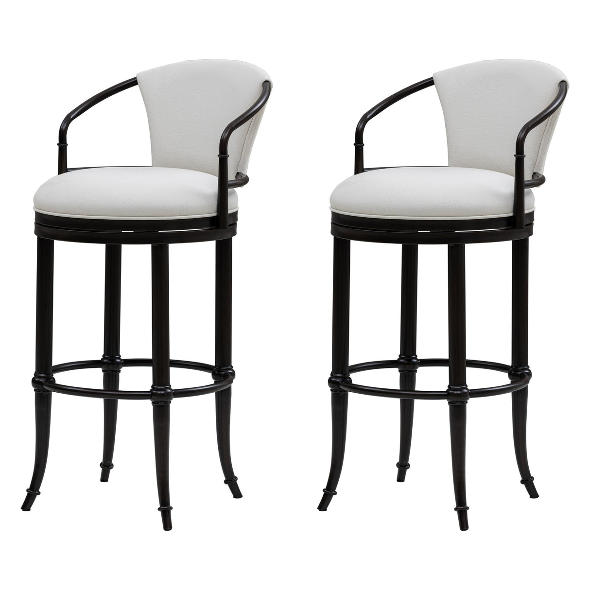 Otis - Upholstered Swivel Bar Height Barstool