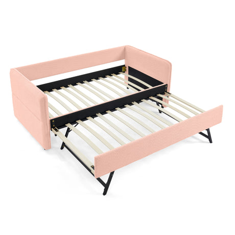Upholstered Daybed With Pop Up Trundle