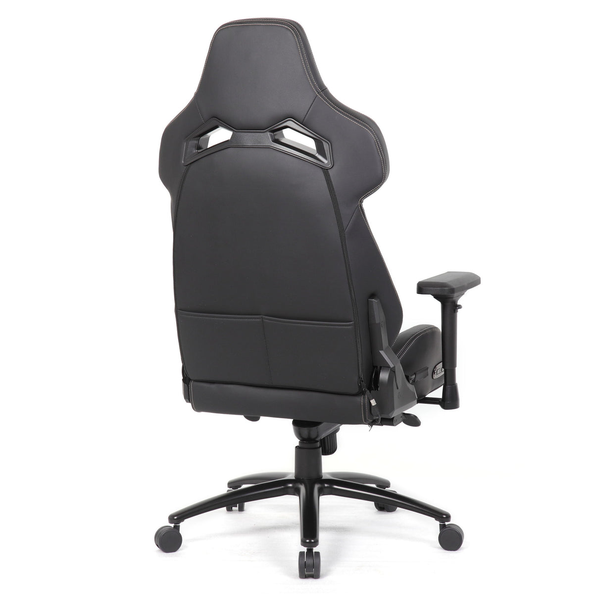 Gaming Chair With 4D Armrests, High Back Office Chair - Black / Gray