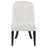Bangor - Upholstered Dining Side Chair (Set of 2) - Black / Cream