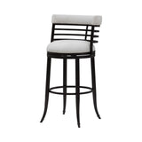 Telia - Upholstered Swivel Bar Height Barstool