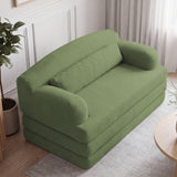 2 Seater Sofa Bed, Compact Foldable Floor Couch