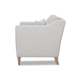 Chair With High Track Arms - Beige
