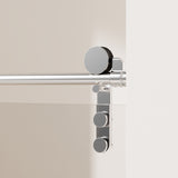 Frameless Single Sliding Shower Doors With Towel Rail & Handle