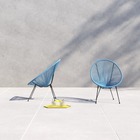 Modern Egg Shaped String Chairs (Set of 2) - Chair Sets - Alpine Outlets