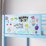Bunk Bed, Convertible To 2 Separate Twin Size Beds & Full Length Guardrail & Ladder, No Box Spring Needed - Blue