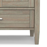 Warm Shaker - TV Media Stand Handcrafted - Light Brown