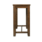 Jax - Bar Table Single Pack (Table And Three Stools) - Dark Walnut